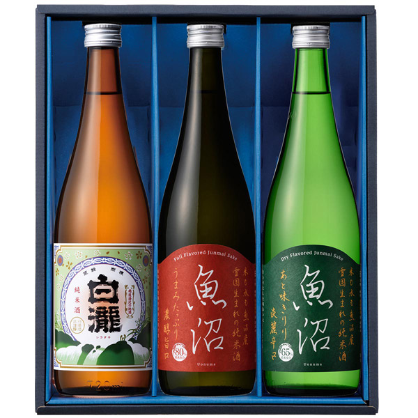 <span  ><span style='font-weight:bold;color:#666;'>純米酒ギフトセット 720ml×3本入り</span></span><br>3,850円<span style='font-size:10px' >(税込)</span>