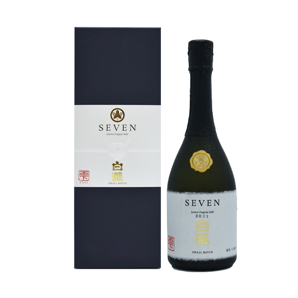 【限定酒】白瀧 SEVEN 純米大吟醸「雫」2021　※146本限定 720ml