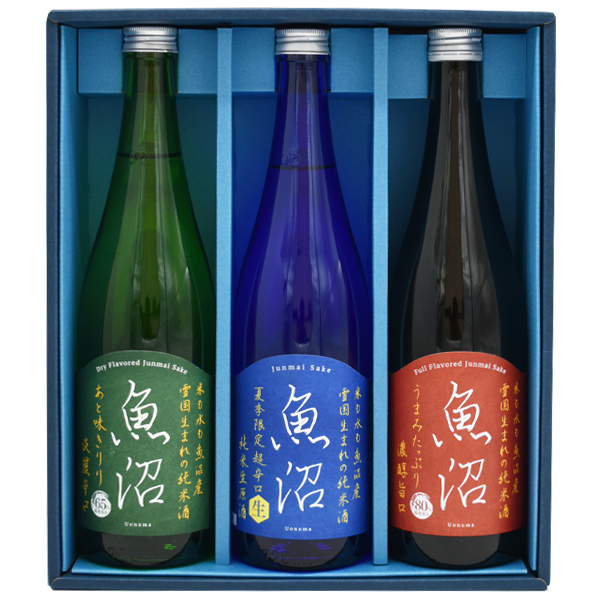 【限定セット】魚沼　夏季限定ギフトセット  720ml×3本